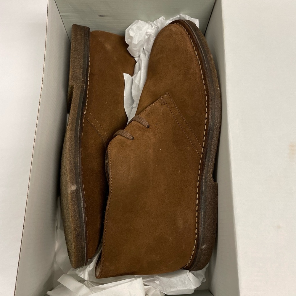 J CREW MacAlister‎ shearling-lined suede boots 9 1/2 NIB made in Italy BC010